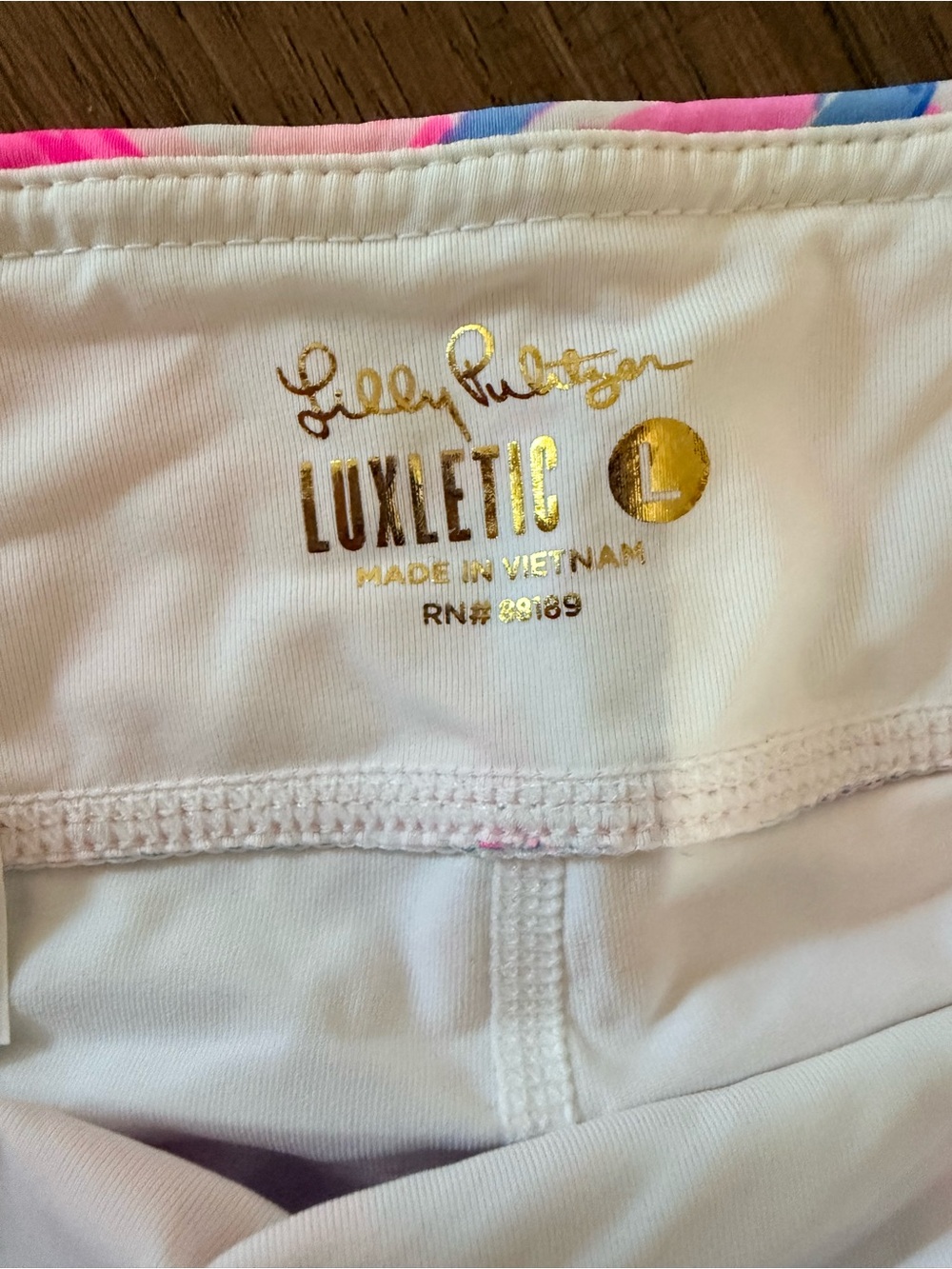 Lilly Pulitzer Pink Floral Skort Luxetic Set for women NWT. - Picture 4 of 6